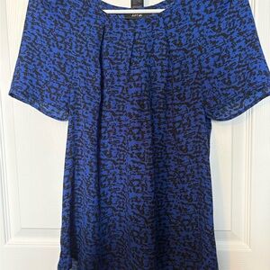 Apt. 9 Blue and Black Abstract Dress